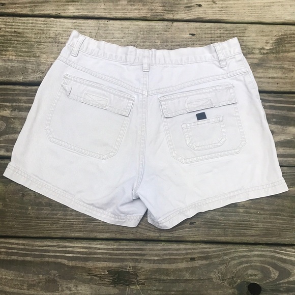 French Laundry Cream Tan Khaki Utility Shorts Sz 5 - Picture 3 of 7